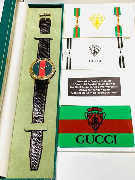 【付属品有】GUCCI グッチ　ユニセックス　男女兼用　電池新品交換済み