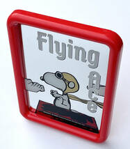 ★貴重 スヌーピー フライングエース 鏡 ミラー フィリックス トロ ビンテージ スタンド 壁掛け SNOOPY FLYING ACE_画像3