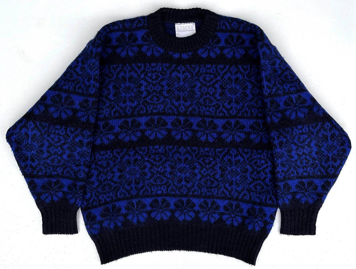 デッドストック Icewool アイスランド製 ウールセーター Lサイズ 90s Www Rasenreich Com