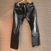 RRL Japanwovenselvedgedenim 3230 デニムパンツ SLIM ブーツカット　黒　アメリカ製_画像1