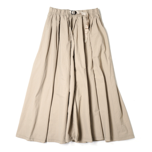 GRAMICCI × BEAMS BOY special order pool nylon long skirt [F] beige Gramicci Beams Boy collaboration flair maxi GLSK-22S2181