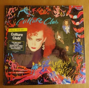 CULTURE CLUB「WAKING UP WITH THE HOUSE ON FIRE」米ORIG [CBS配給VIGIN] ステッカー有シュリンク美品