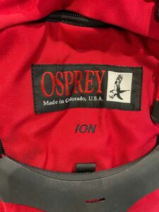 made in USA OSPREY ION 旧ロゴ　希少