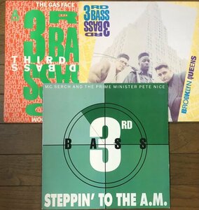 3枚セット 3rd Bass - Steppin' To The A.M. / The Gas Face / Brooklyn-Queens US Original盤 KMD Prince Paul
