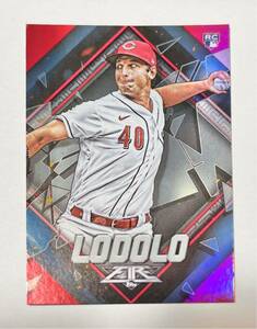 MLB 2022 Topps FIRE BASEBALL ベースカードパラレル版カード　マジェンタ　シンシナティ・レッズ　ニック・ロドロ　レーキーカード