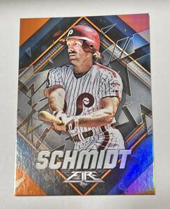 MLB 2022 Topps FIRE BASEBALL ベースカードパラレル版シリアル入りカード　オレンジ　マイク・シュミット　フィリーズ