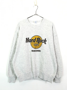 古着 90s Hard Rock Cafe 「HEIDELBERG」 ハードロック スウェット XL 古着