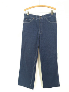 古着 80s Levi's Movin' on 22559-1218 青タブ ブルー デニム フレア ベルボトム パンツ ジーンズ W31 L29