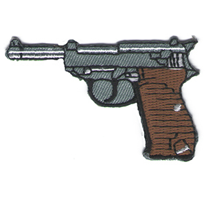  piste ru(. gun ) embroidery badge 