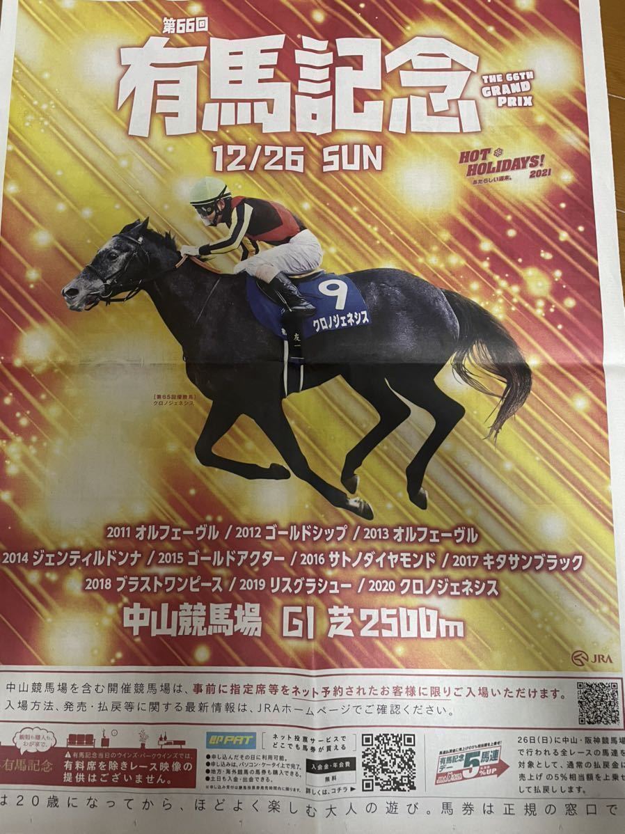 JRA 競馬 有馬記念 ブラストワンピース ポスター B1 印刷物 品質は世界 