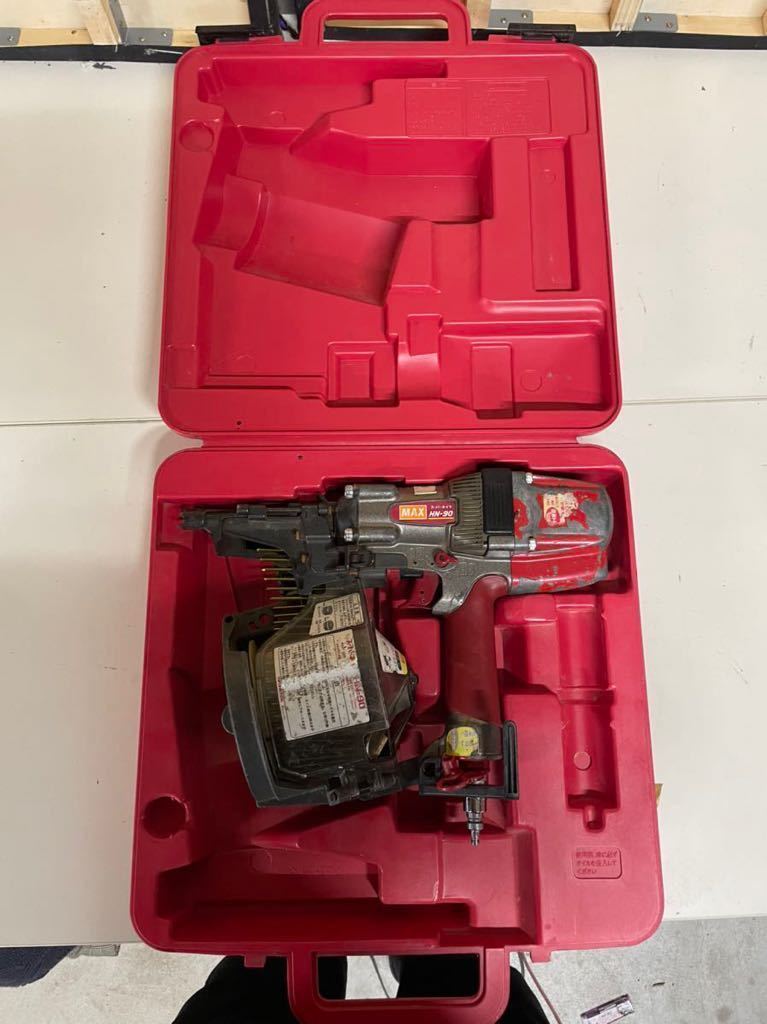 MAX マックス 90mm 高圧スーパーネイラ釘打機 HN-90X1