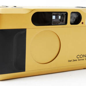 ★In mint condition 外観新品同様品★ CONTAX コンタックス T2 ゴールド CARL ZEISS SONNAR 38mm F2.8 T コンパクトカメラ フィルムカメラの画像3