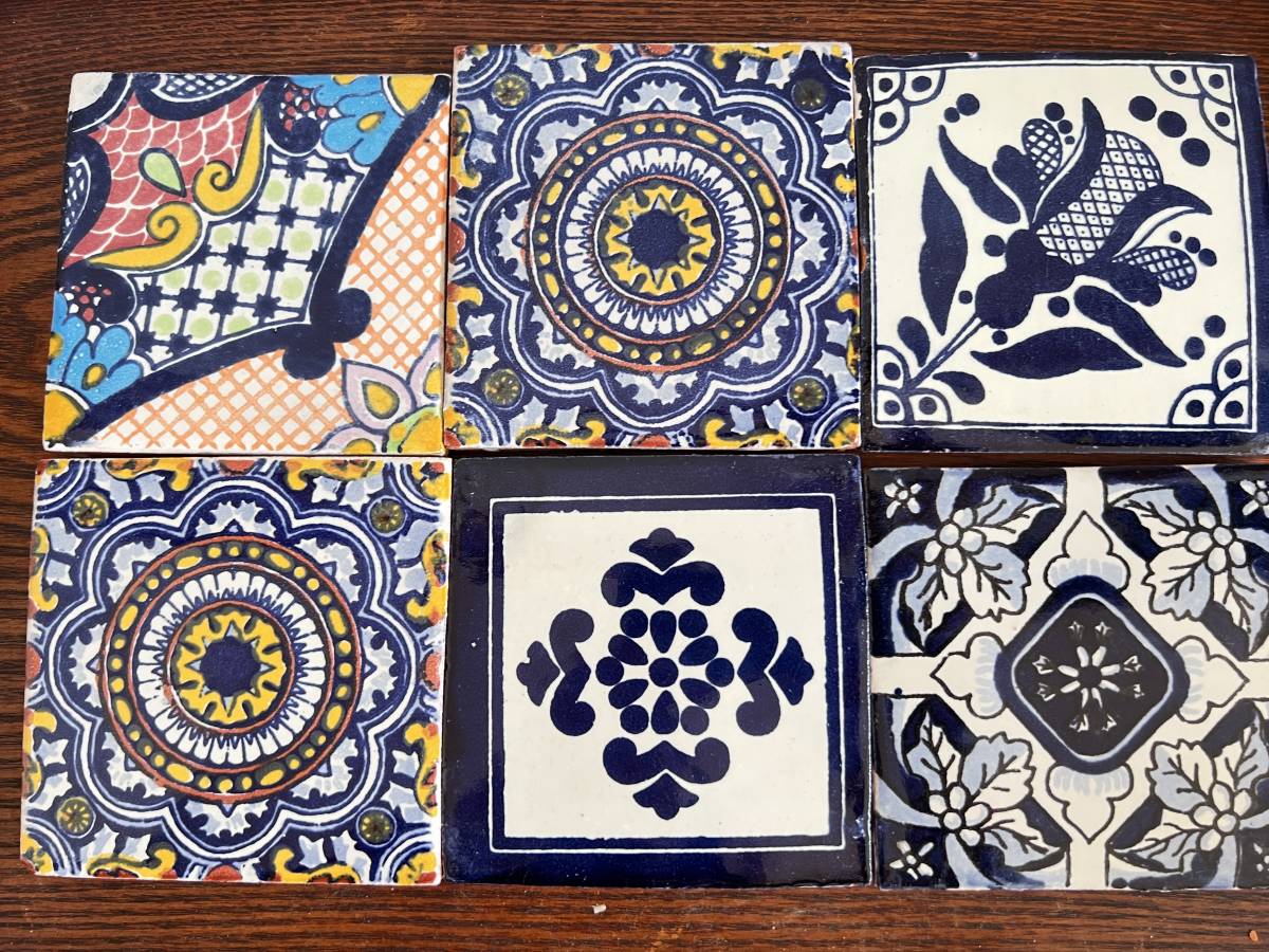メキシカンタイル・メキシコタイル・5cm×5cm・200枚セット DIY 810810