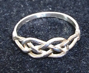  Australia made silver ring Celt design product number K-9 size 10.5 number 