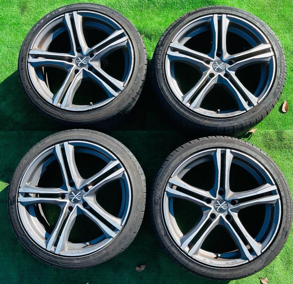 希少 DUB 114.3 5H 20インチ8.5jof34 メッキホイール ぽっきりSALE対象