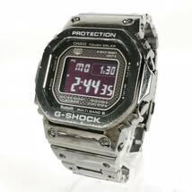 1スタ 稼働品 CASIO G-SHOCK カシオ Gショック GMW-B5000 Bluetooth タフソーラー デジタル ブラック 腕時計 メンズ 1円_画像1