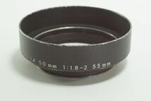 plnyeA011[並品 送料無料]ASAHI PENTAX 50mm F1.4 55mm F1.8-2 (49mm径) アサヒ ペンタックス メタルフード_画像1