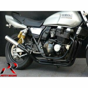 YAMAHA XJR400 4HM【ガニマタエンデ】50.8π イノガニ マフラー 黒