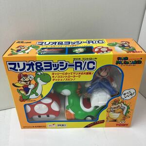 Σ* rare goods *TOMY*SUPER MARIO WORLD* Mario &yosi-R/C*NINTENDO*MADE.IN.JP* unused goods * beautiful goods * that time thing * Showa Retro * out of print * rare 