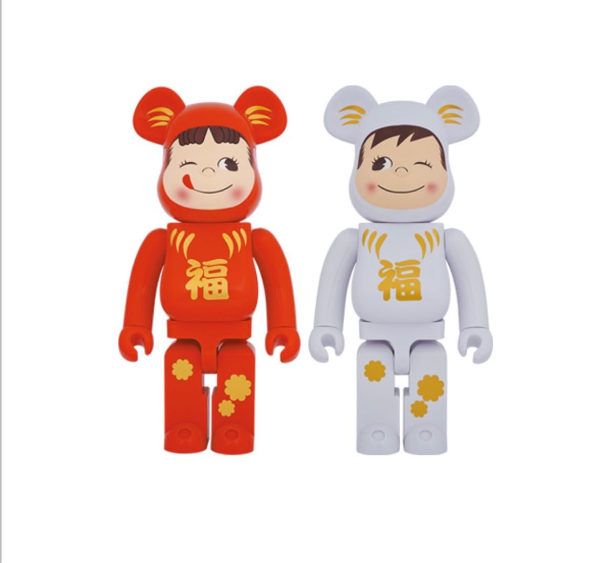 再追加販売 BE@RBRICK ペコちゃん ミルキー三角帽子デザイン 100 再追加販売 BE@RBRICK ペコちゃん ミルキー三角帽子デザイン 100