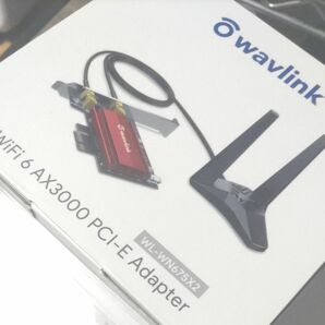 ワイファイ６ブルートゥースwx wn675x2 WAVLINK WiFi6 PCIe 無線LANカード PCIeアダプター