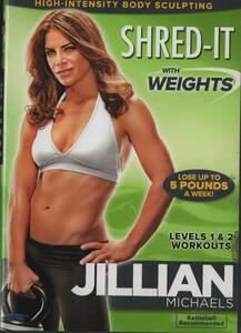 DVD　ジリアン・マイケルズ 「SHRED-IT WITH WEIGHTS」ケトルベル JILLIAN MICHAELS　