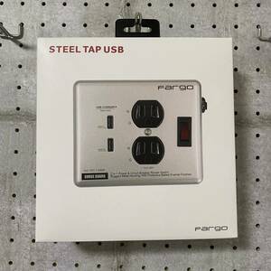 * unused Fargo steel power supply tap |AC2 mouth 3.4A USB2 port sudden speed charge iron made code 1.8m silver speaker effector etc. 