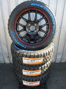 新品TOYOオープンカントリーR/T☆165/60R15☆ホワイトレターセット☆ハスラーエブリーアトレーワゴンフレアクロスオーバーリフトアップ☆fw