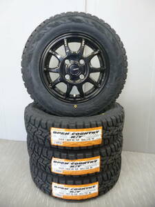 Toyo Open Country R/T ★ 145/80R12 SET ★ 145R12 ★ Carry Evrey Hijet Sun Bar Mini Cabper n van ★