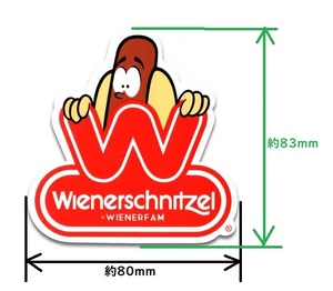 ステッカー Wiener schnitzel ウィンナーシュニッツェル USDM ローライダー ミニトラッキン エアサス ハイドロ 北米　
