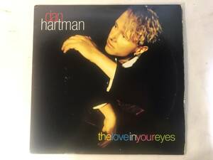 30115S 輸入盤 12inch LP★DAN HARTMAN/THE LOVE IN YOUR EYES★42 77050