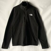 THE NORTH FACE ノースフェイス ハーフジップ プルオーバー フリースジャケット ブラック 黒 M アウトドア ヴィンテージ OLD_画像1