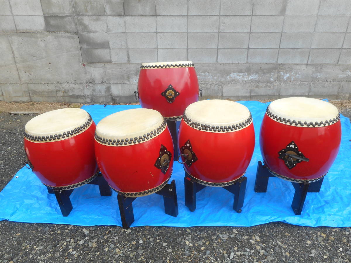 後払い手数料無料】 長胴太鼓修理 2尺5寸 鼓面75cm 長胴太鼓 1尺6寸(鼓面:48cm) 竹材 集成胴 ECO