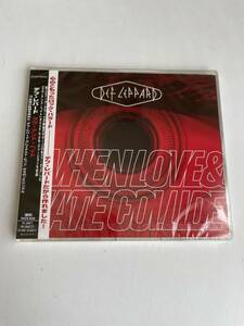 【新品】DEF LEPPARD デフ・レパード　WHEN LOVE & HATE COLLIDE ラヴ&ヘイト　マキシシングル盤【送料スマートレター180円】激レア　希少