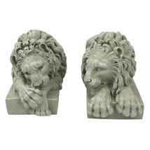 18世紀彫刻 ライオン像 レプリカ西洋置物洋風オブジェ書斎洋間 アントニオ・カノーヴァ作 ヴァチカン宮殿の2匹のライオン 彫刻 彫像_画像3