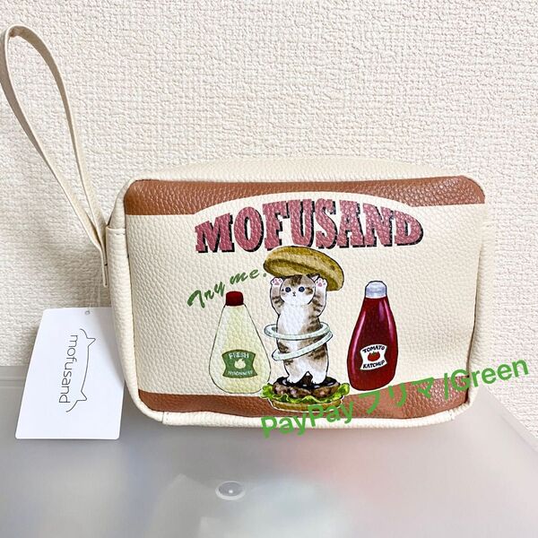 しまむら モフサンド ポーチ ジャンクにゃん バーガーにゃん mofusand