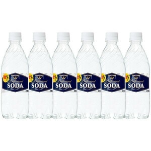 サントリーソーダ 強炭酸水 ペットボトル 無糖0cal 490ml×24本