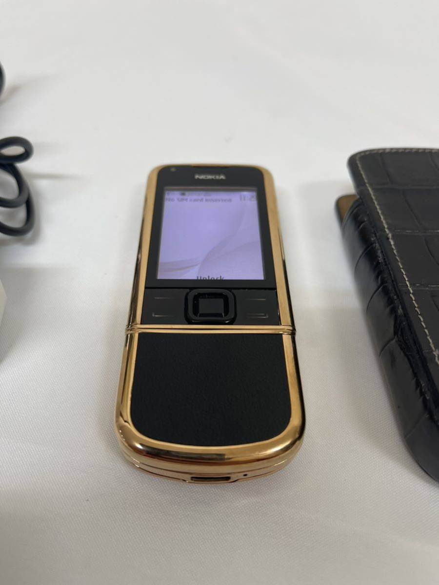 ジャンク品 動作未確認 NOKIA 8800 ゴールド 本体のみ 携帯電話本体 