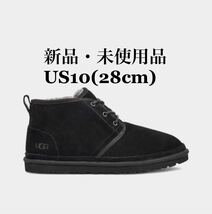 UGG アグ Neumel ニューメル ブラックスエード チャッカ ムートン メンズ メンズシューズ メンズブーツ メンズファッション US10_画像1