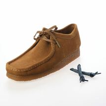 CLARKS クラークス Wallabee ワラビー コーラ ブラウン モカシン メンズ メンズシューズ UK7_画像8