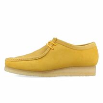 CLARKS クラークス WALLABEE YELLOW COMBI SUEDE イエロー コンビ スエード レザー モカシン メンズシューズ メンズファッション UK7_画像4