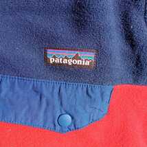 patagonia パタゴニア スナップT フリース S 紺赤★プルオーバー シンチラスナップ フリースジャケット _画像6