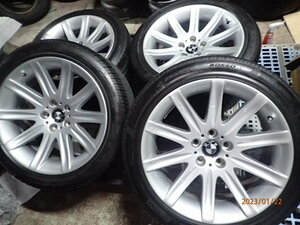 美品 BMW 7シリーズ 19x9J 19x10J PCD120 +24 P ZERO ROSSO 245/45R19 275/40R19 2012年製 純正 アルミ 4本