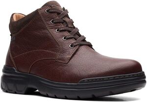 送料無料 CLARKS 26cm GTX ブーツ ゴアテックス ウォータープルーフ 防水 レースアップ ブラウン ビジネス スニーカー マウンテン XXX16