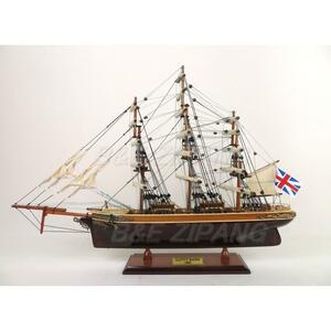 ワケあり品 帆船模型 完成品 木製 Cutty Sark カティーサーク モデルシップ 全長 58cm