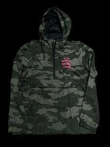 【正規品保証S】ANTI SOCIAL SOCIAL CLUB ANORAK JACKET DARK CAMO　アンチソーシャルシーシャルクラブ　アノラック