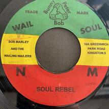 SOUL REBEL /RUN FOR COVER /BOB MARLEY ＆ THE WAILERS(WAIL'N SOUL'M)_画像1