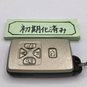 EF61 初期化済 トヨタ スマートキー エスティマ 50 アルファード ウ゛ェルファイア 20 ５ボタン 271451-6221 登録作業可 埼玉県深谷市