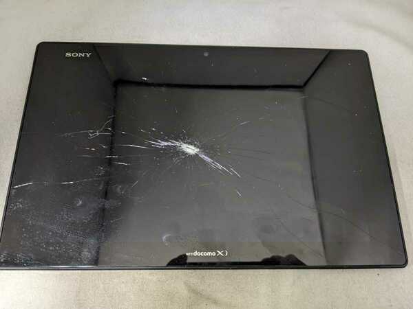 JS589 docomo XPERIA Tablet Z SO-03E SonyEricsson　ソニーエリクソン Android タブレット 動作未確認 送料無料 現状品 JUNK