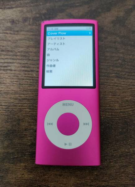 【送料無料】Apple ipod nano アイポッドナノ 第4世代 8G　A1285 ピンク